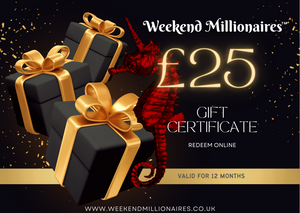 Weekend Millionaires Gift Certificate 