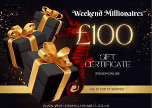 Weekend Millionaires Gift Certificate 